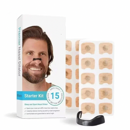 starter kit pour dilatateurs nasaux, bande magnétique anti-ronflement pour le sommeil
